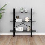 vidaXL Bibliothèque gris 100x30x105 cm bois d’ingénierie