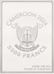 Pièce de monnaie en Argent 2000 Francs g 155.5 (5 oz) Millésime 2024 TOMIE