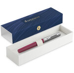 Stylo plume waterman allure deluxe rose  plume fine  cartouche d'encre bleue  coffret cadeau