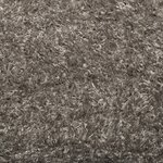 vidaXL Tapis ISTAN à poils longs aspect brillant gris Ø 80 cm