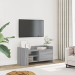 vidaXL Meuble TV sonoma gris 80x35x40 cm bois d'ingénierie
