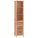 vidaXL Ensemble de meubles de salle de bain 5 Pièces bois massif de noyer