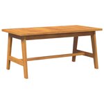 Table basse vidaXL 90x45x40 cm en bois massif d'acacia