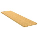 vidaXL Étagère murale 80x20x1 5 cm bambou