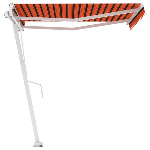 vidaXL Auvent automatique sur pied 350x250 cm Orange/marron