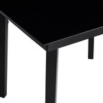 vidaXL Ensemble à manger de jardin 5 Pièces et coussins marron poly rotin