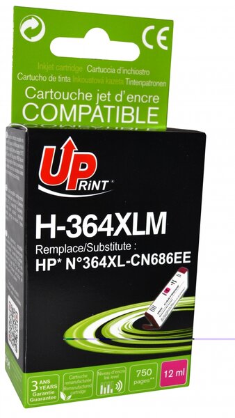 Cartouche encre UPrint compatible HP 364 XL Magenta