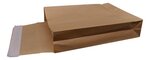 Lot de 10 enveloppes pochettes kraft armé à soufflet marron 229 x 324 + 70 mm