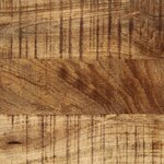 vidaXL Table basse 80x51x40 cm bois de manguier massif brut