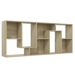 vidaXL Bibliothèque Chêne sonoma 67x24x161 cm Bois d'ingénierie