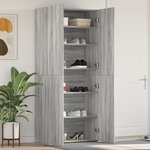 vidaXL Armoire à chaussures Gris Sonoma 80x35 5x180 cm Bois d'ingénierie