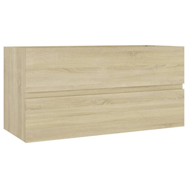 vidaXL Armoire d'évier Chêne sonoma 90x38 5x45 cm Bois d'ingénierie