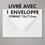 Carte Joyeuses Pâques Bonne Fête Chrétienne - Avec Enveloppe 12x19 5cm