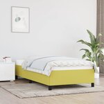 vidaXL Cadre de lit sans matelas vert 80x200 cm tissu