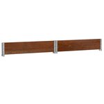 vidaXL Jardinière marron 100x100 cm bois massif de pin