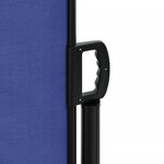 vidaXL Auvent latéral rétractable bleu 180x600 cm