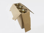 10 Caisses carton renforcées pour 3 bouteilles