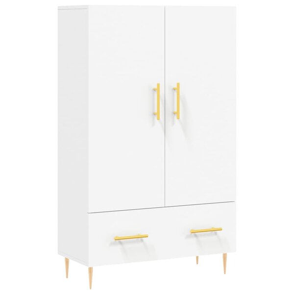 vidaXL Buffet haut blanc 69 5x31x115 cm bois d'ingénierie