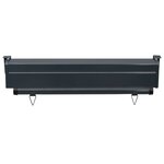 vidaXL Auvent latéral de balcon 85x250 cm noir