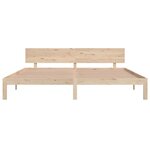 vidaXL Cadre de lit sans matelas bois massif de pin 200x200 cm