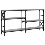 vidaXL Table console sonoma gris 150x29x76 5 cm bois d'ingénierie
