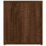 vidaXL Meuble TV Chêne marron 80x31 5x36 cm Bois d'ingénierie