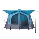 vidaXL Tente de camping de cabine 5 personnes bleu imperméable