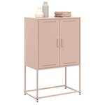 vidaXL Meuble TV blanc 100 5x39x60 5 cm acier