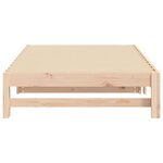 vidaXL Lit coulissant 2x(80x200) cm Bois de pin massif