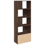 vidaXL Bibliothèque chêne marron 70x36x189 cm bois d'ingénierie