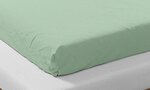 Drap housse en coton bio 140 x 200 cm - Vert