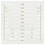 vidaXL Table de bistro Blanc 46x46x47 cm Bois d'acacia massif