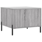 vidaXL Tables basses 2 Pièces sonoma gris 50x50x40 cm bois d'ingénierie