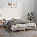 vidaXL Couverture lestée avec housse Gris 138x200 cm 10 kg Tissu
