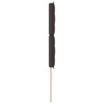 vidaXL Tête de lit Design Lignes Marron Foncé 100 cm Tissu