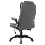 Chaise fauteuil siège de bureau informatique étude anthracite similicuir anthracite 02_0023982