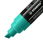 Marqueur pointe large FREE acrylic T800C vert turquoise x 5 STABILO