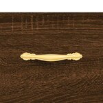 vidaXL Buffet chêne marron 69 5x34x90 cm bois d'ingénierie