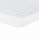 vidaXL Lit de jour avec lit gigogne et matelas rose 100x200 cm velours