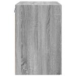 vidaXL Armoire murale sonoma gris 80x42 5x64 cm bois d'ingénierie