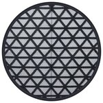 vidaXL Tapis d'extérieur noir Ø120 cm PP