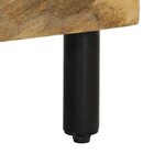 vidaXL Table de chevet 40x33x46 cm Bois de manguier solide