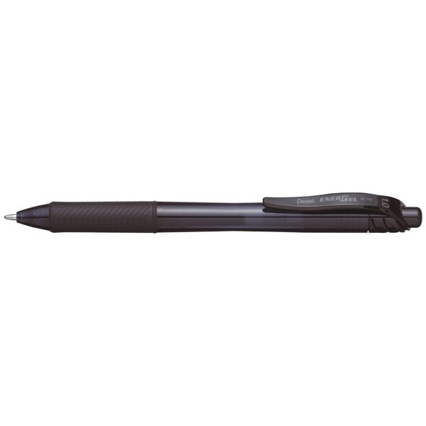 Roller encre gel liquide EnerGel-X BL110 Pointe Métal 1mm Noir PENTEL