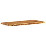 vidaXL Dessus de meuble-lavabo de salle de bain Acacia 114x52x4 cm