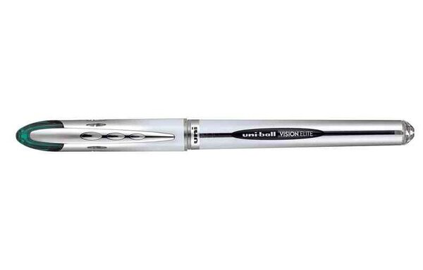 Roller encre liquide Vision Elite UB200 Pte Moy. 0,8mm Vert UNI-BALL