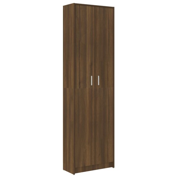 vidaXL Garde-robe couloir Chêne marron 55x25x189 cm Bois d'ingénierie