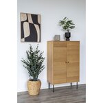 Pot de fleurs en céramique gris Ø 14 5 x 14 5 cm