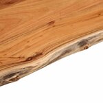 vidaXL Dessus de table 80x60x2 5 cm rectangulaire bois massif acacia