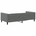 vidaXL Lit de repos gris foncé 100x200 cm tissu