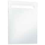 vidaXL Miroir mural à LED pour salle de bains 60x80 cm